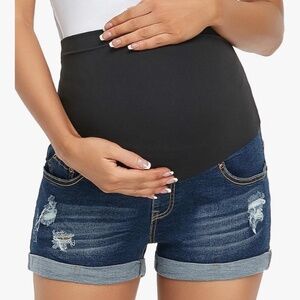 Super Comfy! Fitglam Women’s Maternity Shorts Size Large